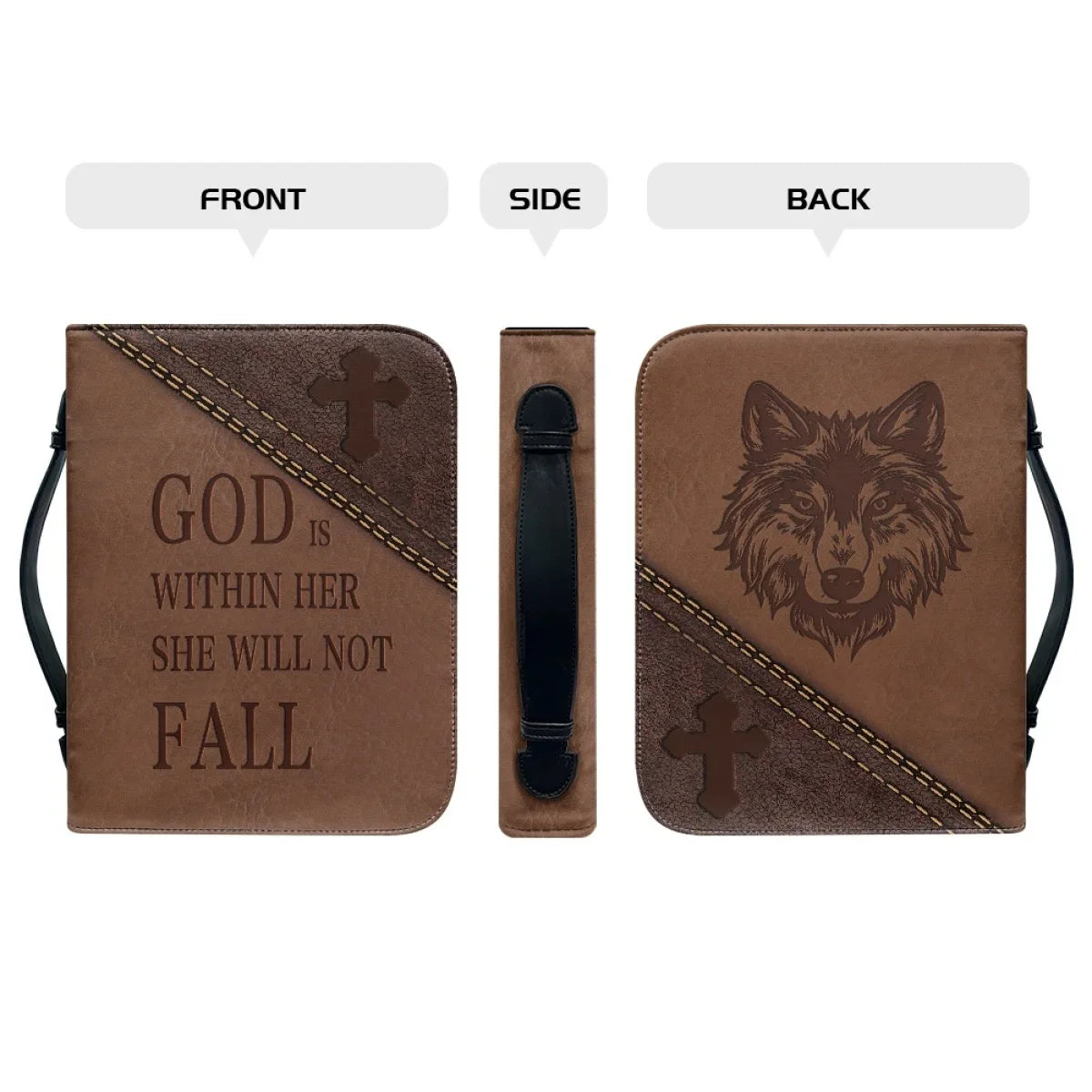 Classic Leather Bible Bag