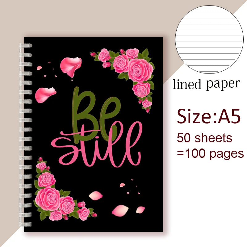 “Be Still & Know – Psalm 46:10 Spiral Notebook”