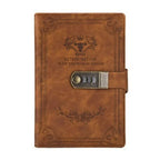 Leather Journal with Password Lock