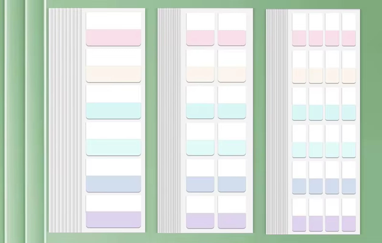 Multicolor Sticky Bible Tabs – Writable Index Flags