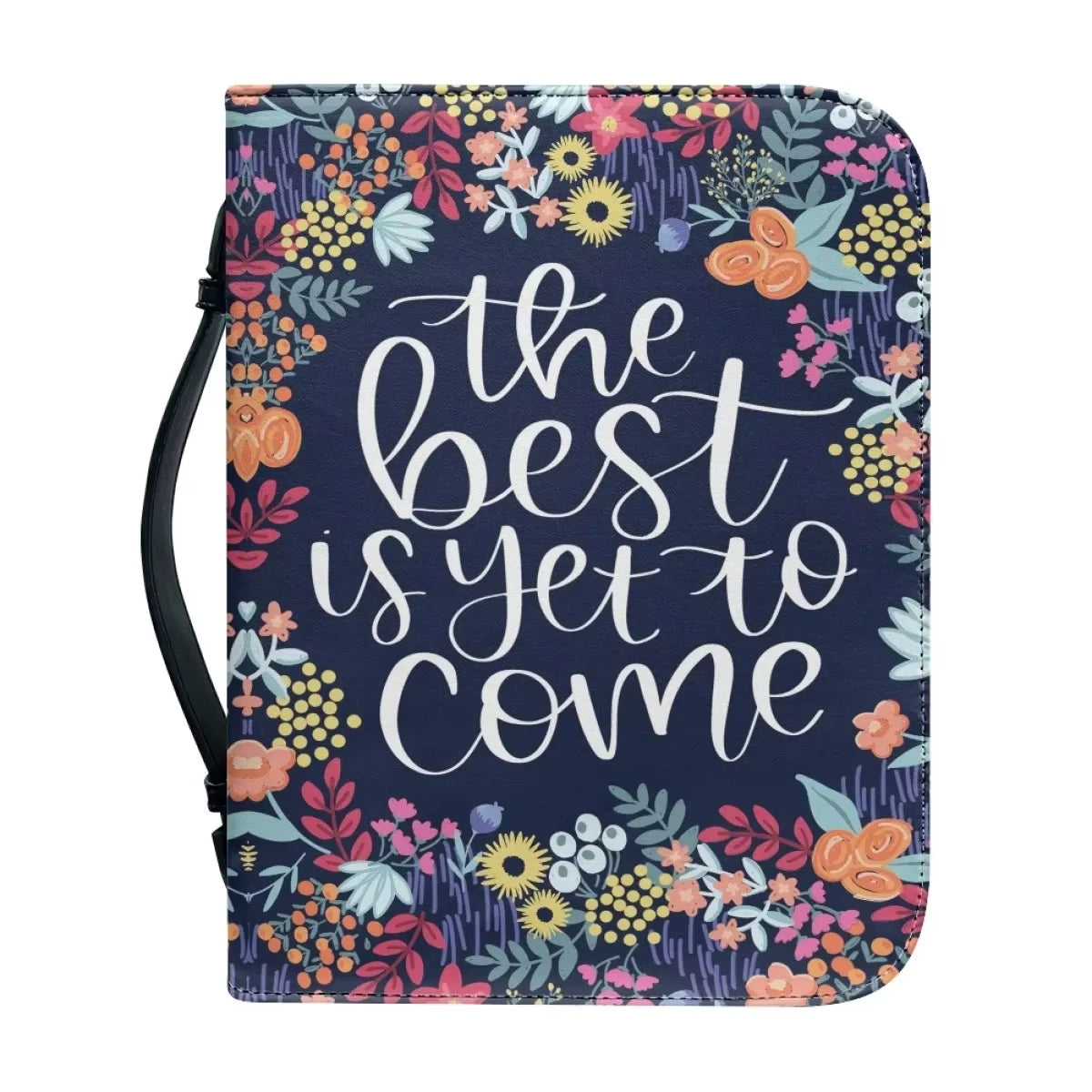 Bible Bag: Custom Praise Poetry – Leather Church Bible Cover & Study Handbag