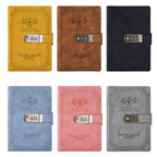 Leather Journal with Password Lock