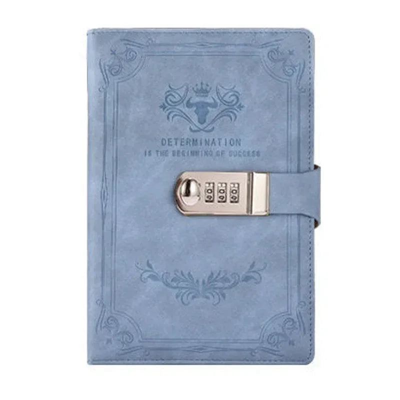 Leather Journal with Password Lock