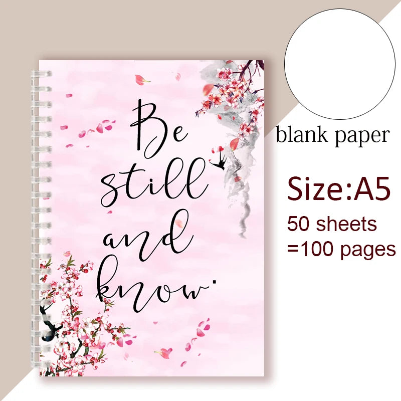 “Be Still & Know – Psalm 46:10 Spiral Notebook”