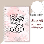 “Be Still & Know – Psalm 46:10 Spiral Notebook”