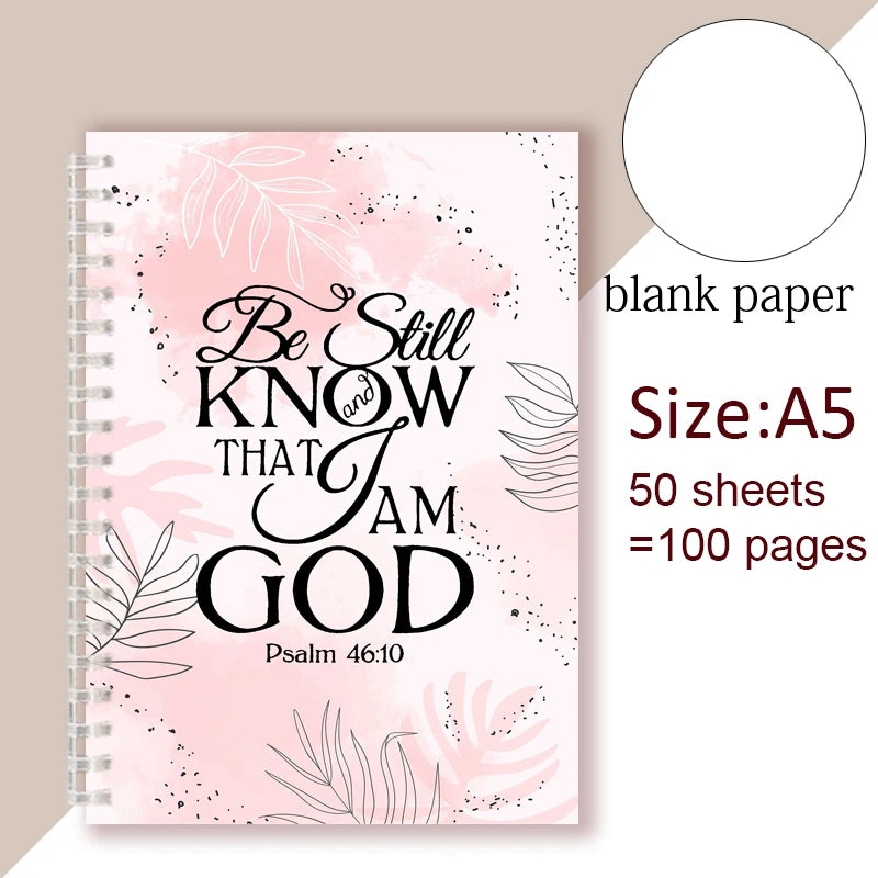“Be Still & Know – Psalm 46:10 Spiral Notebook”