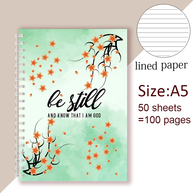 “Be Still & Know – Psalm 46:10 Spiral Notebook”
