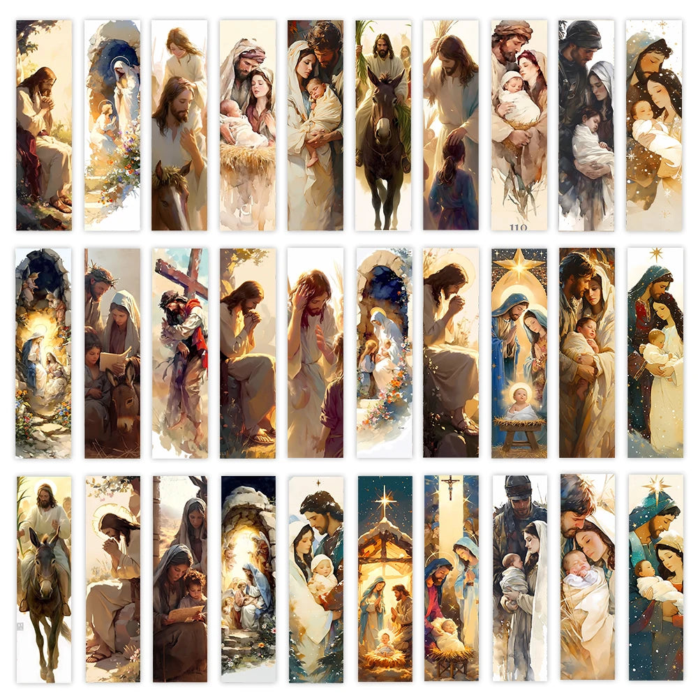 32Pcs, Religious Jesus Bookmark