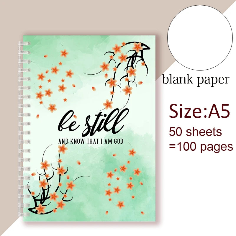“Be Still & Know – Psalm 46:10 Spiral Notebook”