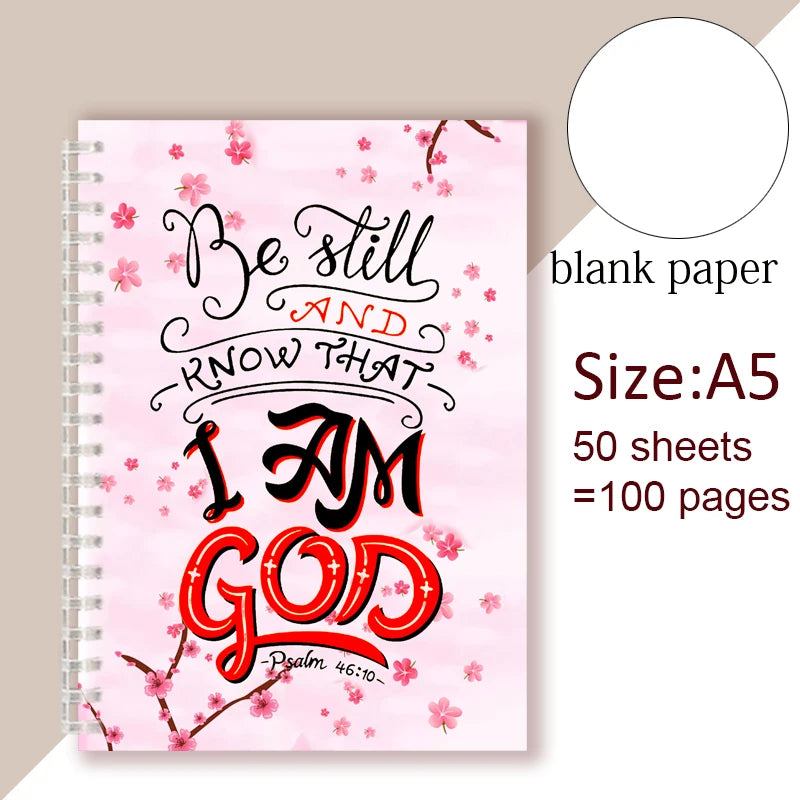 “Be Still & Know – Psalm 46:10 Spiral Notebook”