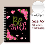 “Be Still & Know – Psalm 46:10 Spiral Notebook”
