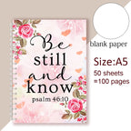 “Be Still & Know – Psalm 46:10 Spiral Notebook”
