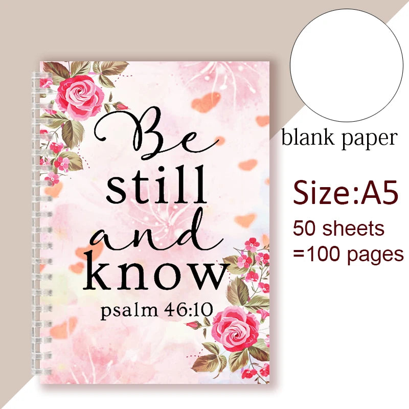 “Be Still & Know – Psalm 46:10 Spiral Notebook”