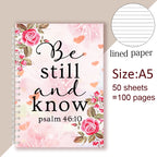 “Be Still & Know – Psalm 46:10 Spiral Notebook”